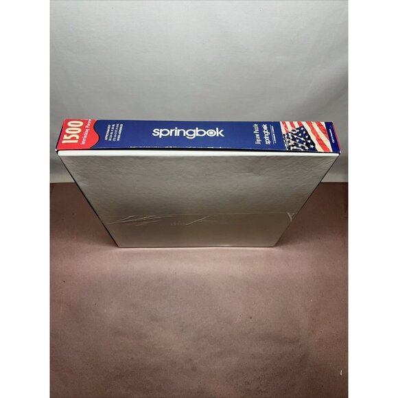 Springbok Call to Freedom 1500 pcs Jigsaw Puzzle 28.75" x 36" Patriotic Flag - Picture 4 of 6